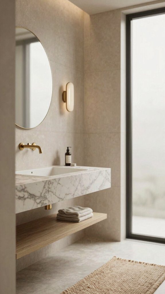 corner vanity maximizes small space