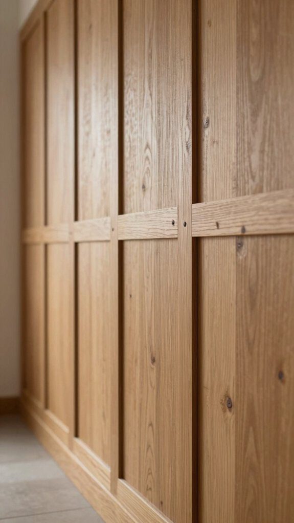 custom board and batten paneling