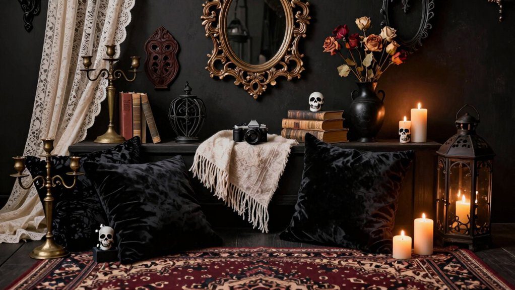 dark vintage bohemian home decor