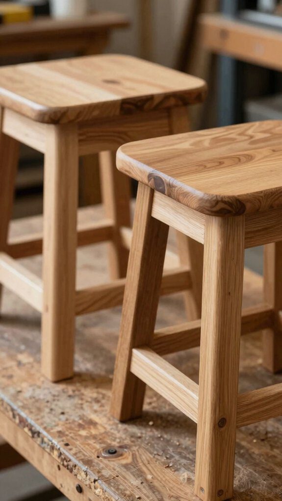 diy barstools from 2x4 boards