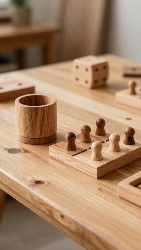 durable smooth wood board games