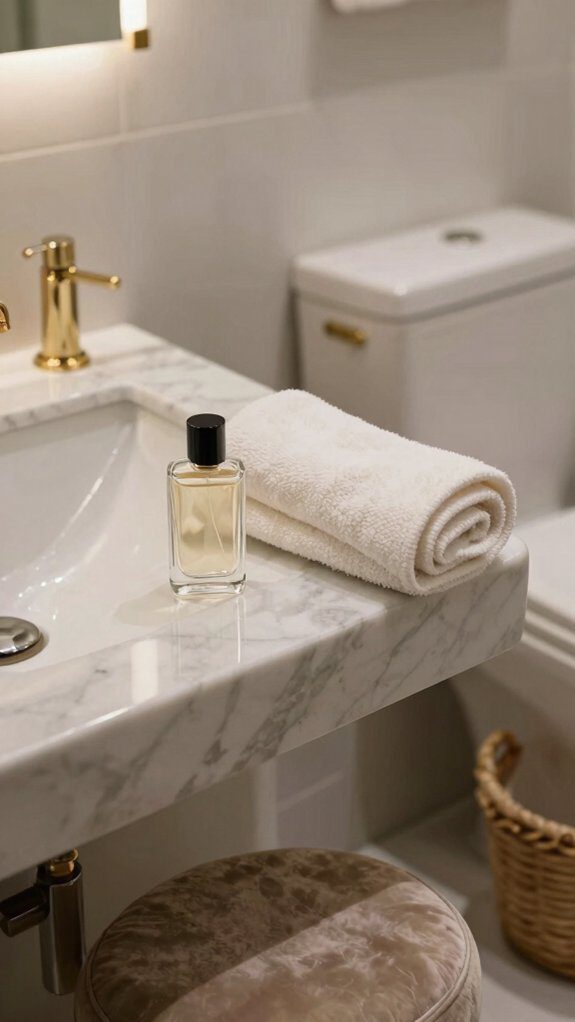 luxury hotel guest toilet