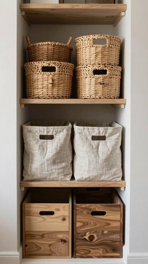 missing hidden storage causes visual clutter