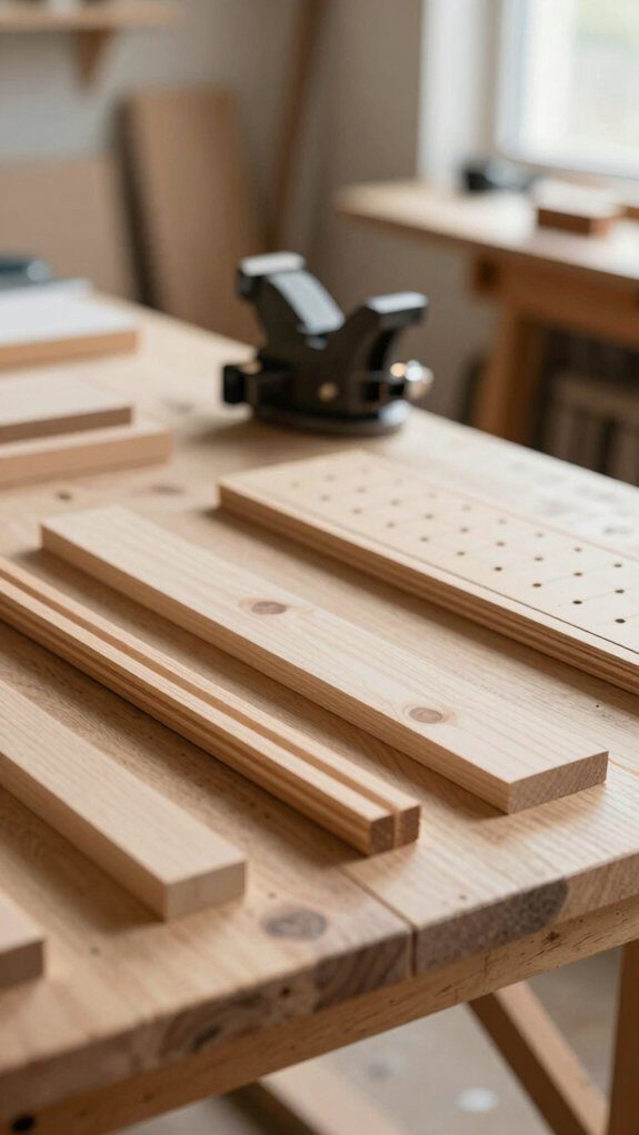 mobile 2x4 workbench on casters
