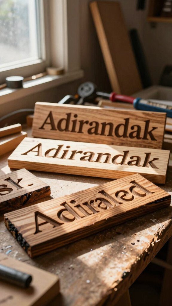 personalized doorway wooden signs