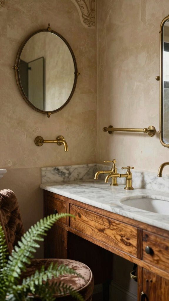 reclaimed hardware aged brass charm