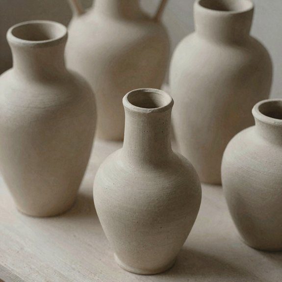 sculptural vases glaze tips