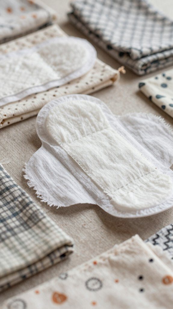 sew reusable pads with scraps