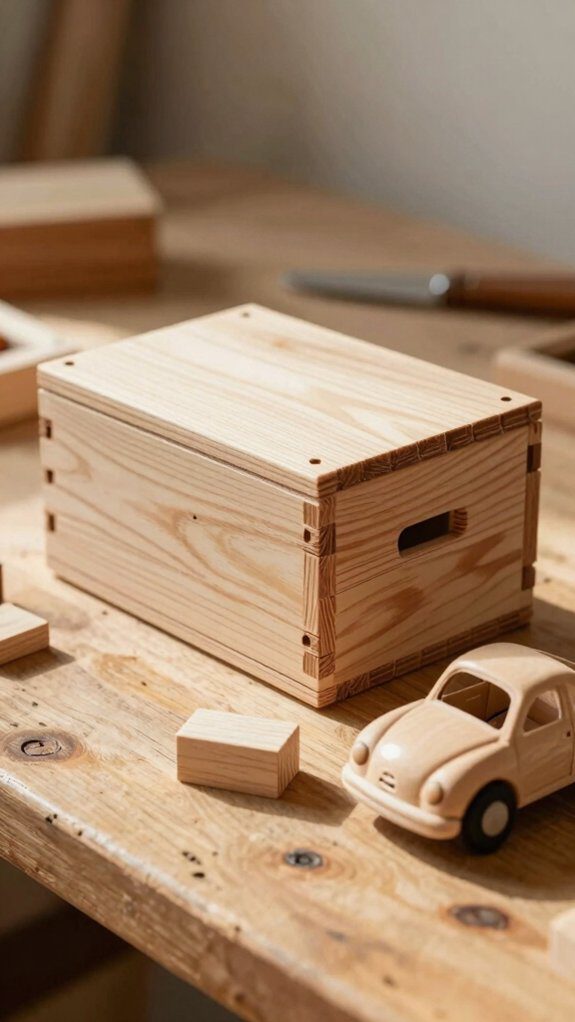 sturdy wipe clean toy storage box