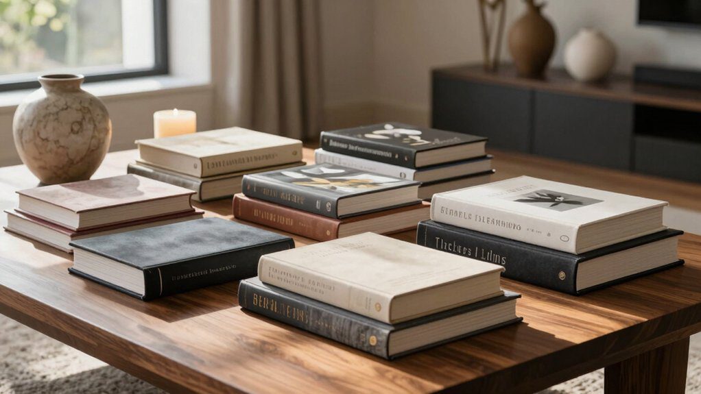 stylish curated coffee table books