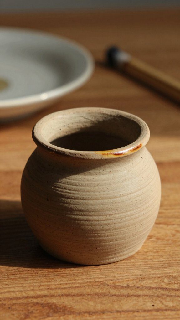 tiny air dry clay incense tray