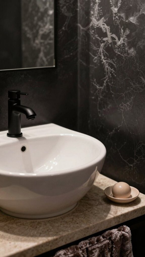 velvety charcoal brass glow