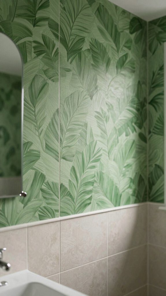 washable green peel and stick retreat