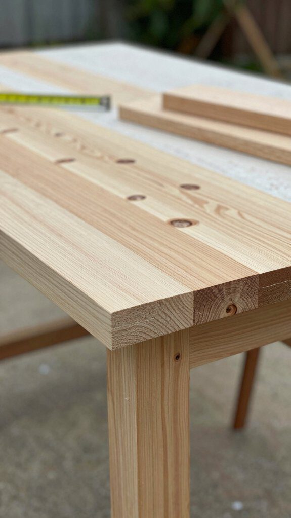 weatherproof 2x4 outdoor dining table