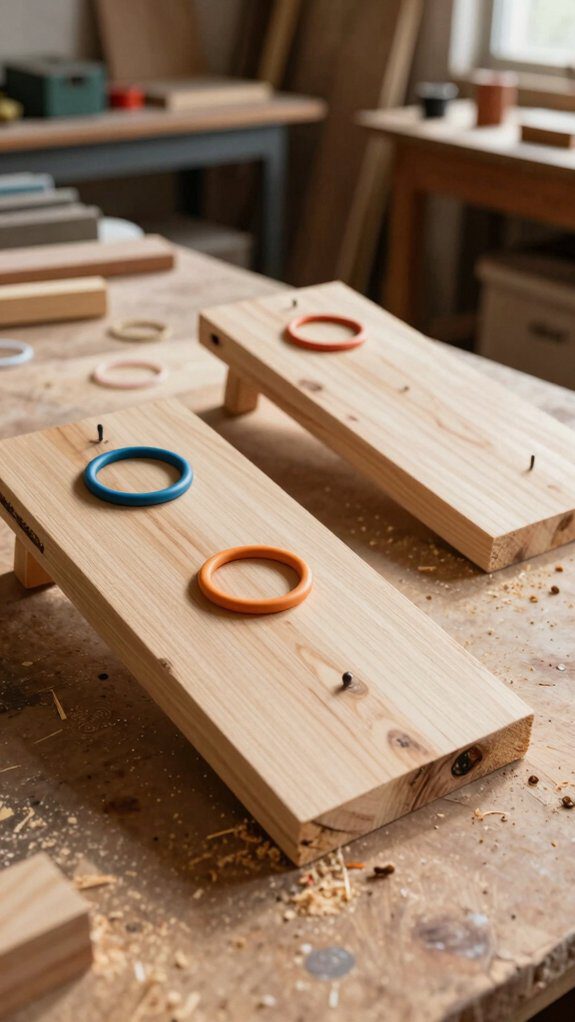 weatherproof diy ring toss board