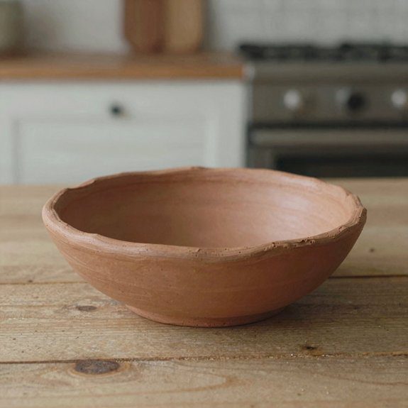 wild wavy hand formed rim
