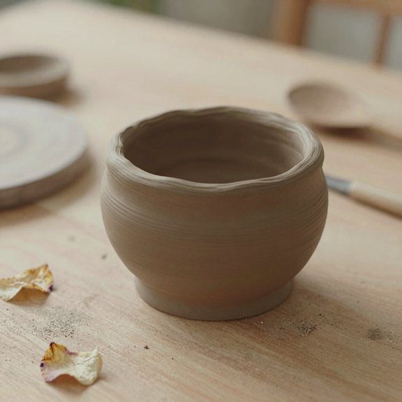 air dry clay mold patio decor