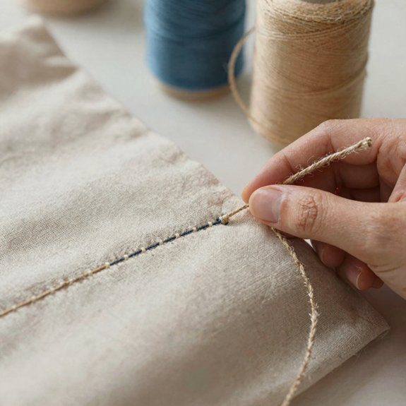 beginner stitches for neat seams
