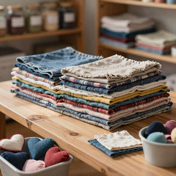 fabric scrap storage bins
