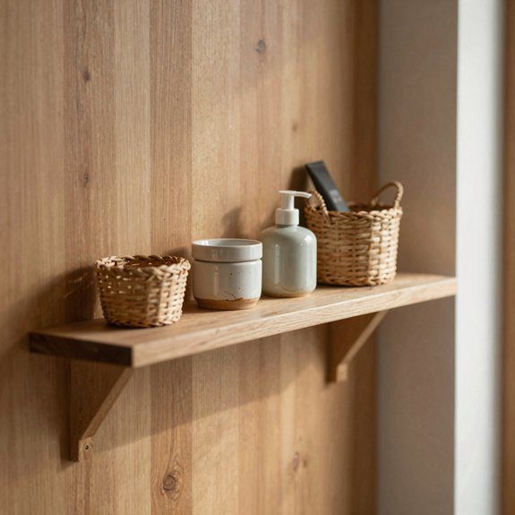 floating entryway shelf essentials