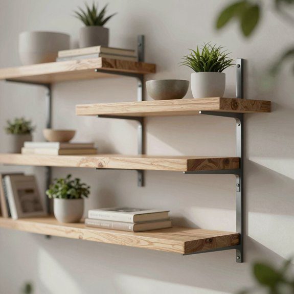 floating minimalist picture ledge