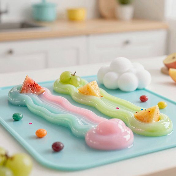 gelatin based squishy edible slime fun