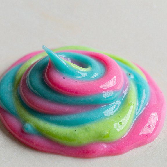 light makes slime change color