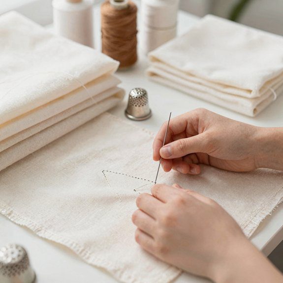 straight seams even seam allowance
