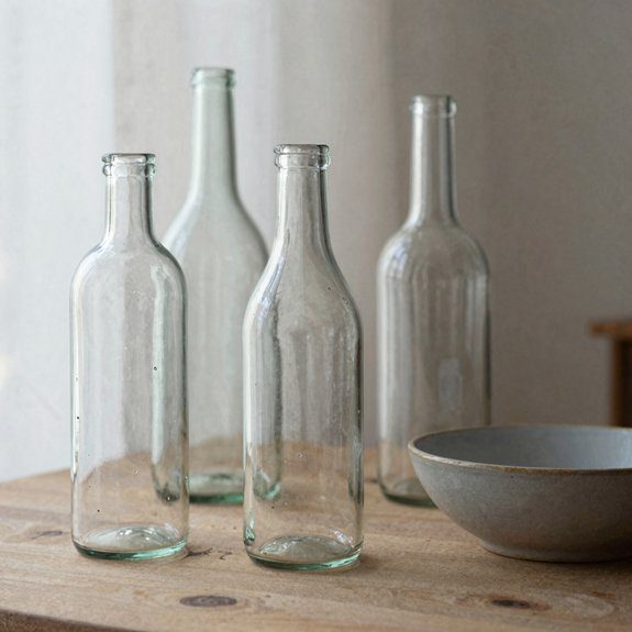 thrifted minimalist bottle styling trio