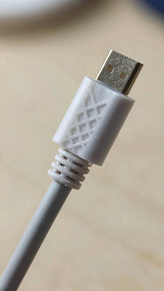 3d printed charger strain relief
