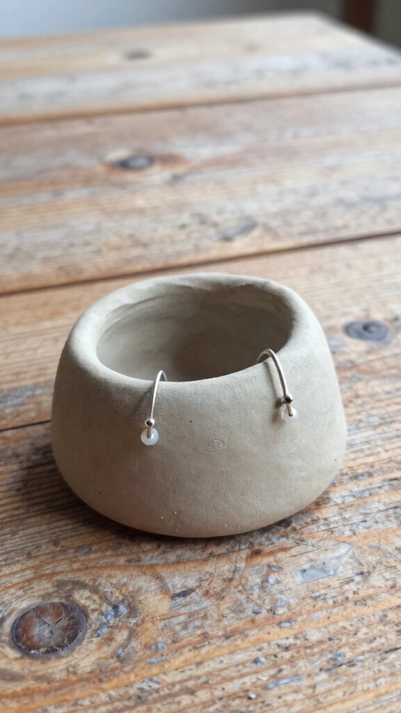 air dry clay earring organizer