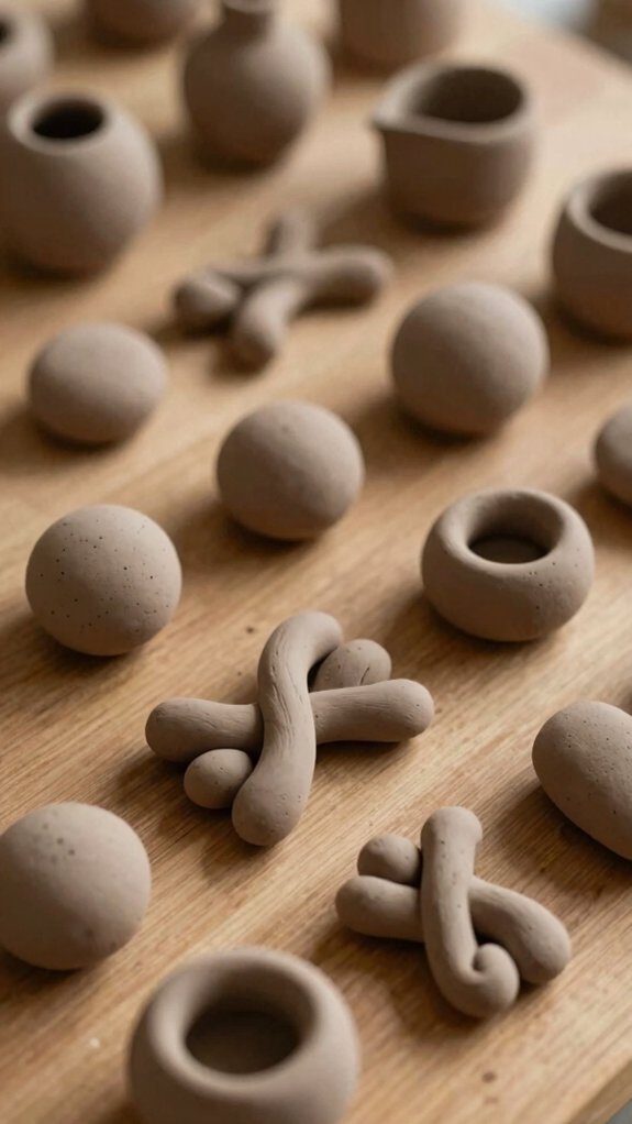 air dry clay photo holder