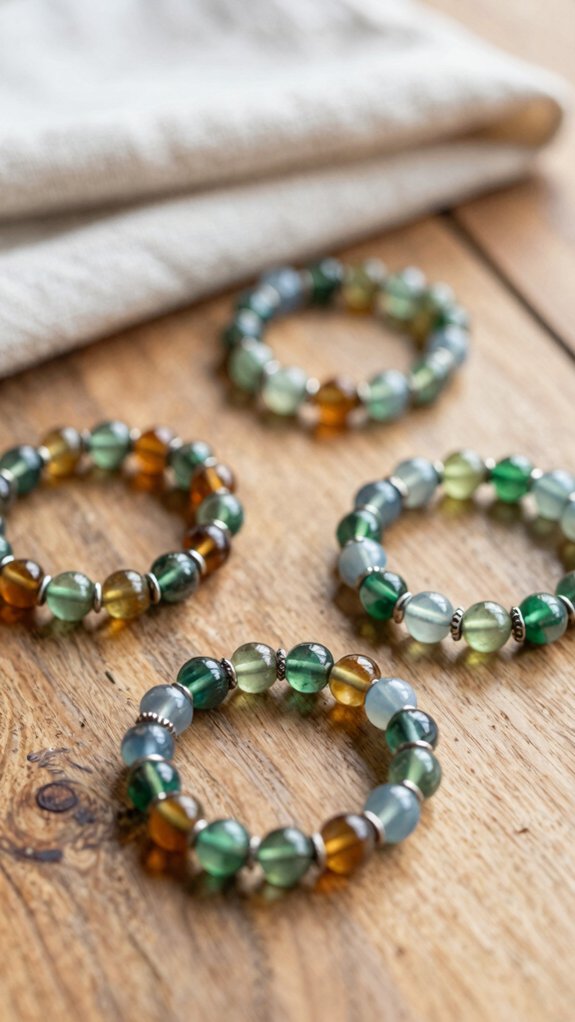 beaded napkin rings for seasonal tables