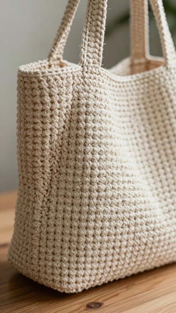 beginner everyday crochet tote
