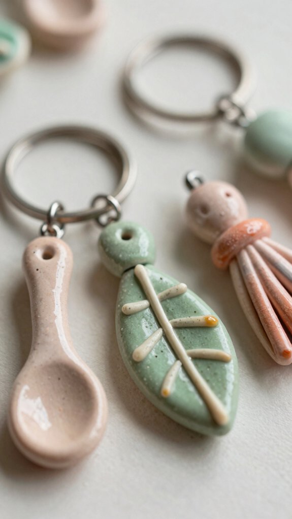 beginner friendly polymer clay keychains