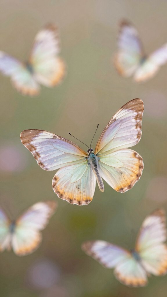 colorful flutter motion lines