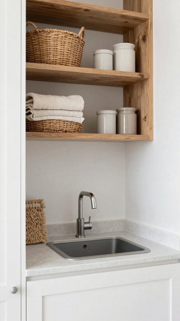 compact laundry sink station