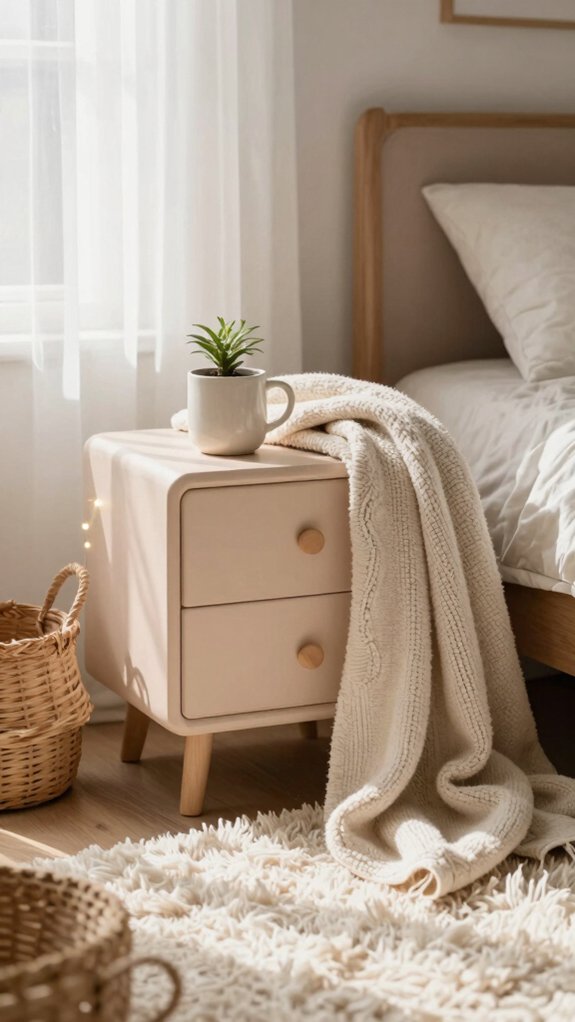 cozy plug in reading nook