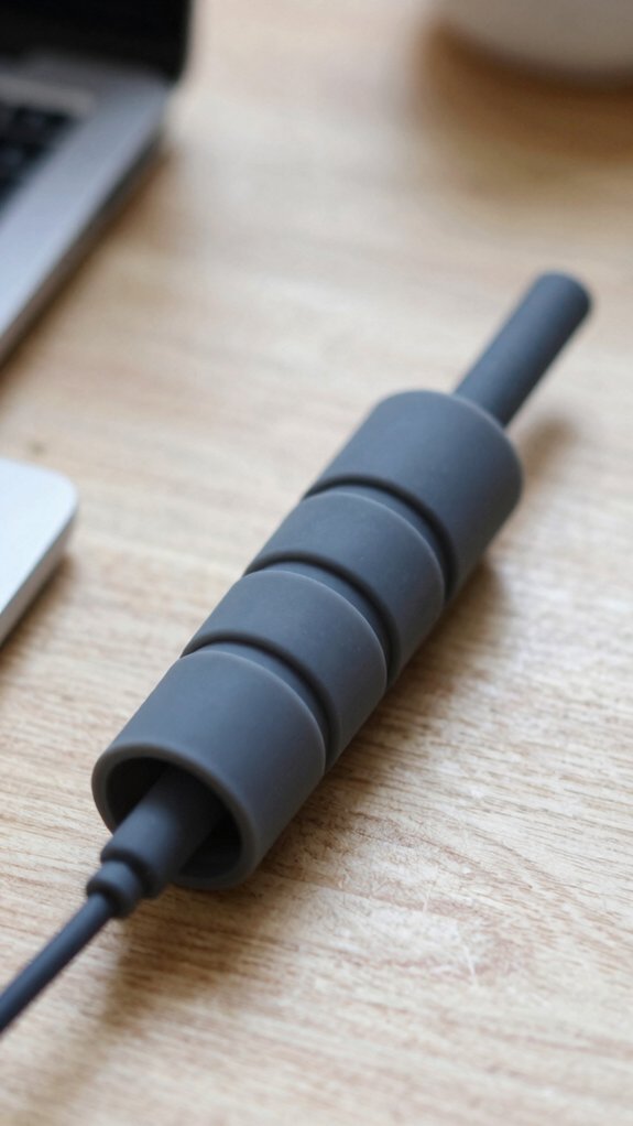 cut silicone cable bend guard