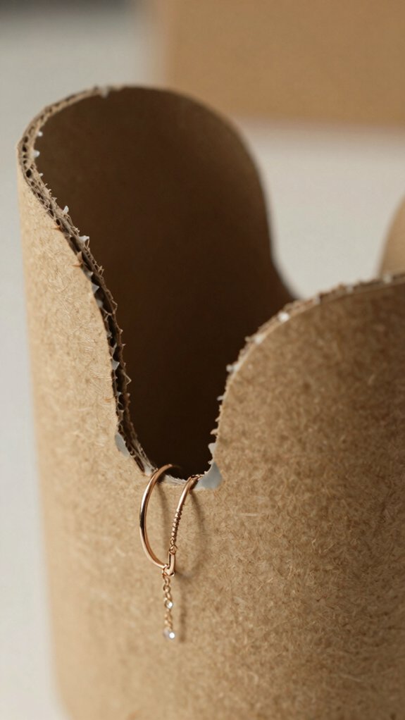 cute cardboard jewelry tree display