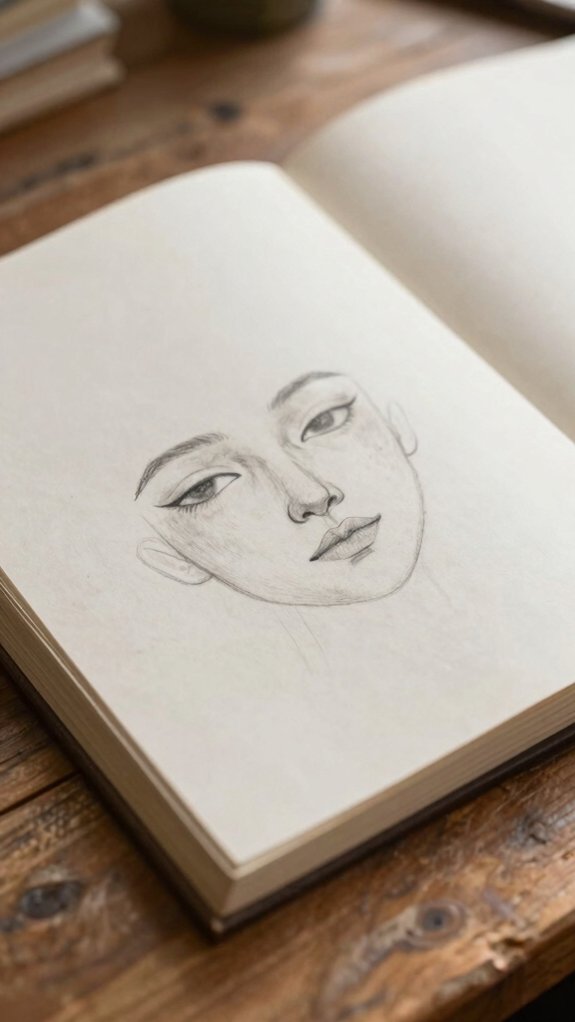 cute minimal one line faces