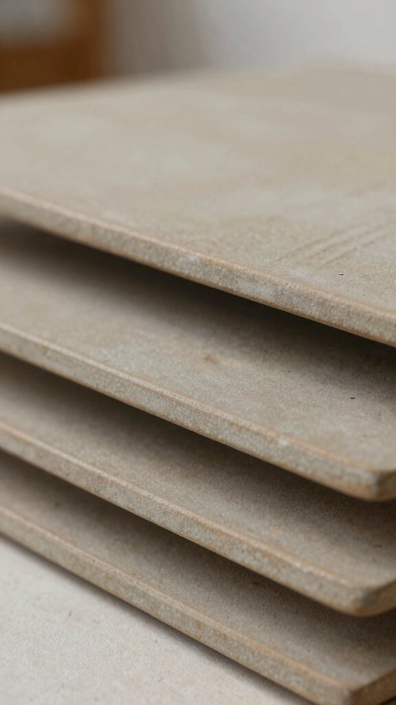 decorative slab sculpture with grooves