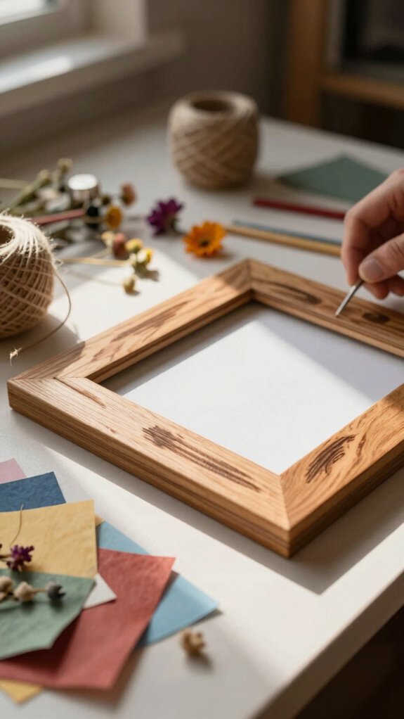 diy decoupage photo frame