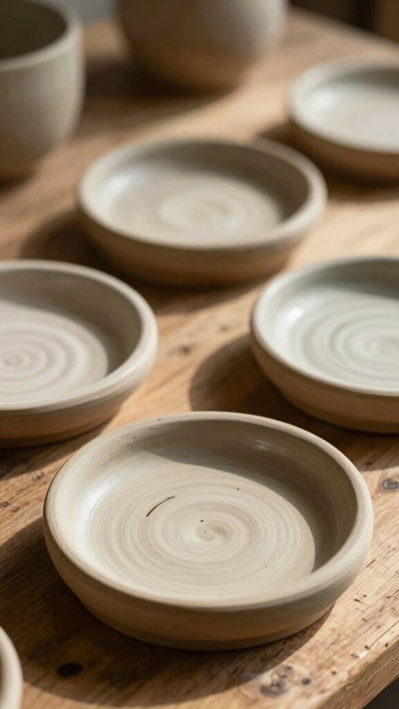 drainage soap dish clay channel