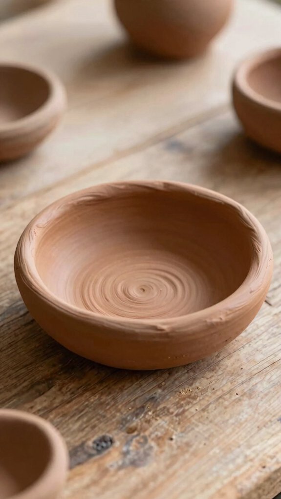 easy air dry clay pinch bowl