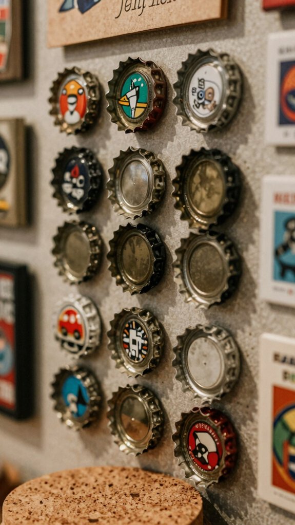 easy bottle cap magnet sales