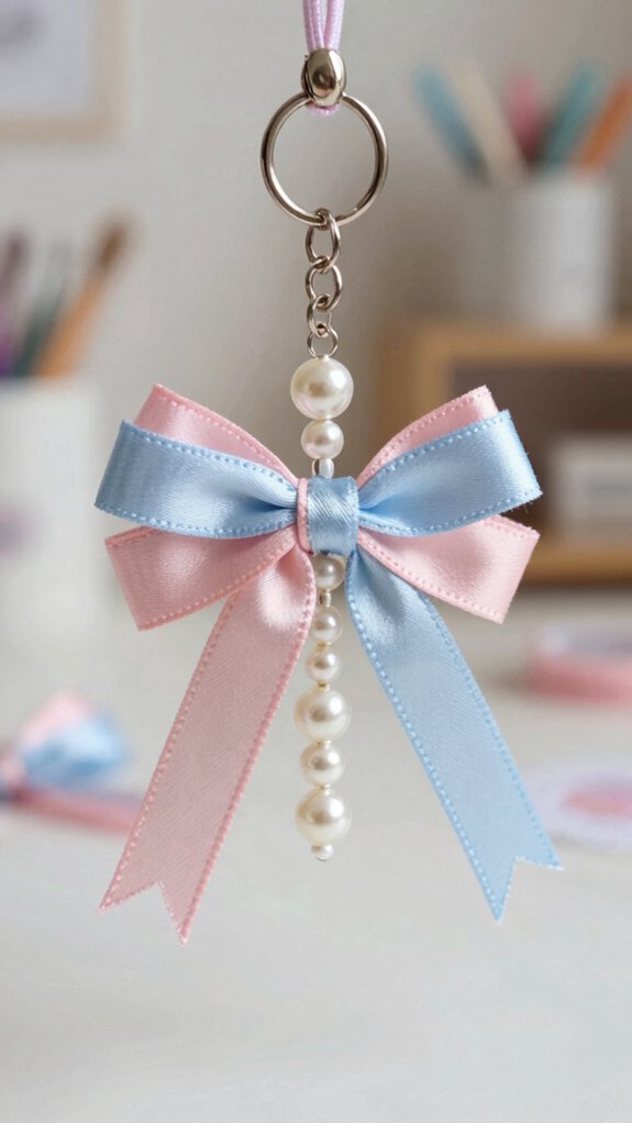easy ribbon bow charm hack