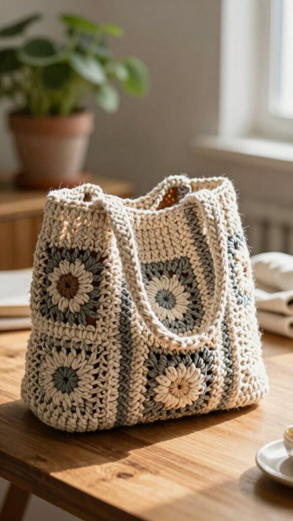 farmer s market crocheted tote