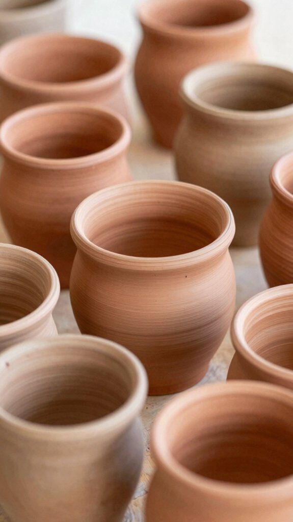 hand built clay not wheel thrown