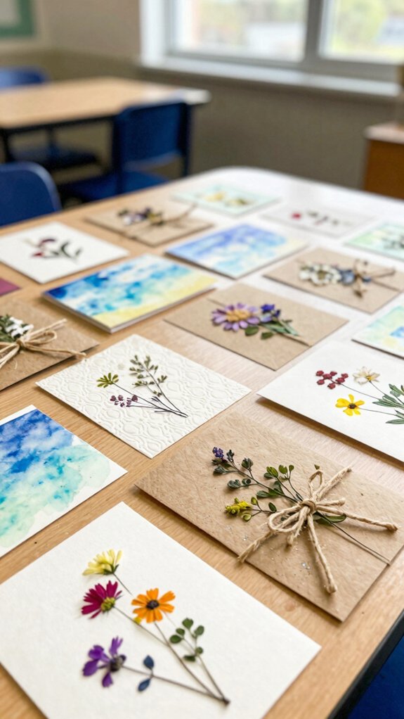 handmade cards for market day